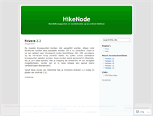 Tablet Screenshot of hikenode.wordpress.com