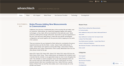 Desktop Screenshot of advanchtech.wordpress.com