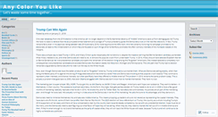 Desktop Screenshot of anycolor.wordpress.com