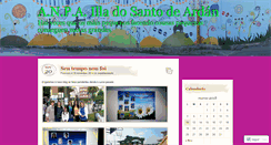 Desktop Screenshot of anpailladosanto.wordpress.com