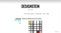 Desktop Screenshot of designeinstien.wordpress.com