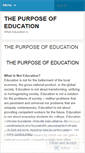 Mobile Screenshot of k12educationpurpose.wordpress.com