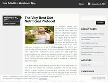 Tablet Screenshot of howreliableisabnehmentipps.wordpress.com
