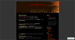 Desktop Screenshot of animenia.wordpress.com