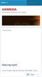 Mobile Screenshot of animenia.wordpress.com