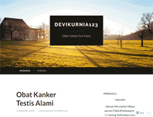 Tablet Screenshot of devikurnia123.wordpress.com