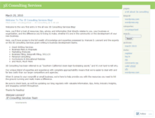 Tablet Screenshot of 3econsultingservices.wordpress.com