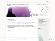 Tablet Screenshot of heidisnews.wordpress.com