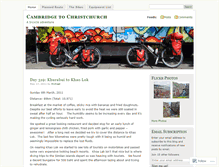 Tablet Screenshot of cambridgetochristchurch.wordpress.com