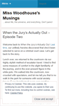 Mobile Screenshot of misswoodhousemusings.wordpress.com