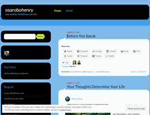 Tablet Screenshot of osarobohenry.wordpress.com