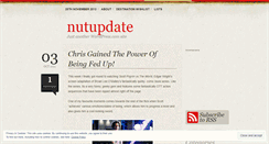 Desktop Screenshot of nutupdate.wordpress.com