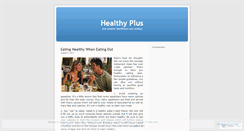 Desktop Screenshot of healthyplus.wordpress.com