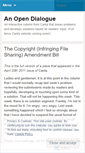 Mobile Screenshot of opendialoguecanta.wordpress.com