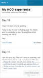 Mobile Screenshot of hcgdieting.wordpress.com