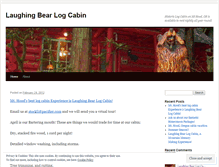 Tablet Screenshot of laughingbearlogcabin.wordpress.com