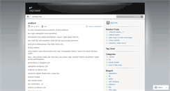 Desktop Screenshot of andiness.wordpress.com