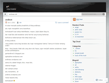 Tablet Screenshot of andiness.wordpress.com