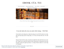 Tablet Screenshot of ebookcuatui.wordpress.com