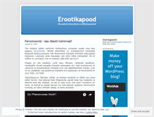 Tablet Screenshot of erootikapood.wordpress.com