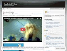 Tablet Screenshot of handballd2.wordpress.com