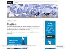 Tablet Screenshot of englishspread.wordpress.com