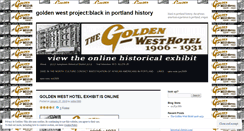 Desktop Screenshot of goldenwest.wordpress.com