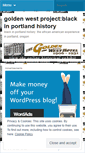 Mobile Screenshot of goldenwest.wordpress.com
