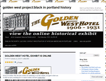 Tablet Screenshot of goldenwest.wordpress.com