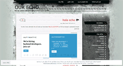 Desktop Screenshot of ourecho.wordpress.com