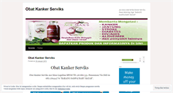 Desktop Screenshot of obatkankerservikshbl.wordpress.com