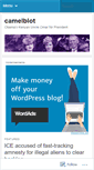 Mobile Screenshot of camelblot.wordpress.com