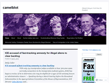 Tablet Screenshot of camelblot.wordpress.com