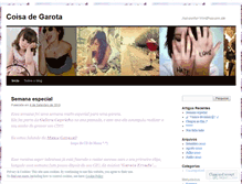 Tablet Screenshot of blogcoisadegarota.wordpress.com