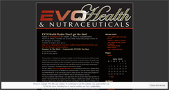 Desktop Screenshot of evohealthonline.wordpress.com