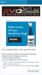 Mobile Screenshot of evohealthonline.wordpress.com