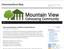Tablet Screenshot of cohousingguru.wordpress.com
