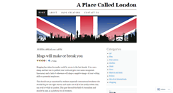 Desktop Screenshot of aplacecalledlondon.wordpress.com