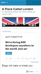 Mobile Screenshot of aplacecalledlondon.wordpress.com