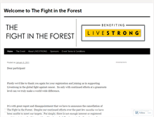 Tablet Screenshot of fightintheforest.wordpress.com