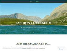 Tablet Screenshot of fashioncolosseum.wordpress.com