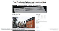 Desktop Screenshot of peterpschmidt.wordpress.com