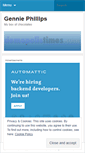 Mobile Screenshot of dtgenniephillips.wordpress.com