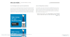 Desktop Screenshot of irnusanews.wordpress.com