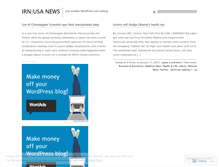 Tablet Screenshot of irnusanews.wordpress.com