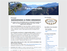 Tablet Screenshot of forosmandes.wordpress.com