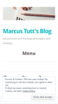 Mobile Screenshot of marcustutt.wordpress.com