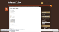 Desktop Screenshot of brokensally.wordpress.com