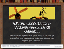 Tablet Screenshot of lenguacastellanabachillerato.wordpress.com
