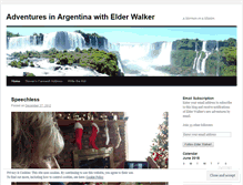 Tablet Screenshot of elderwalker.wordpress.com